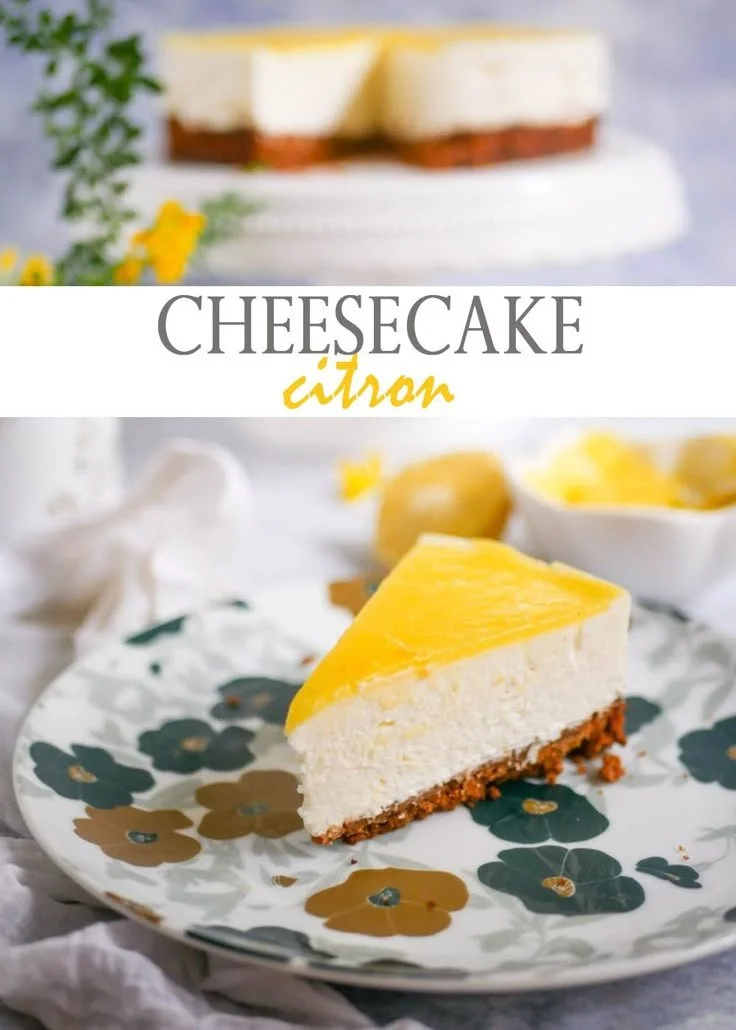 No-Bake Lemon Cheesecake