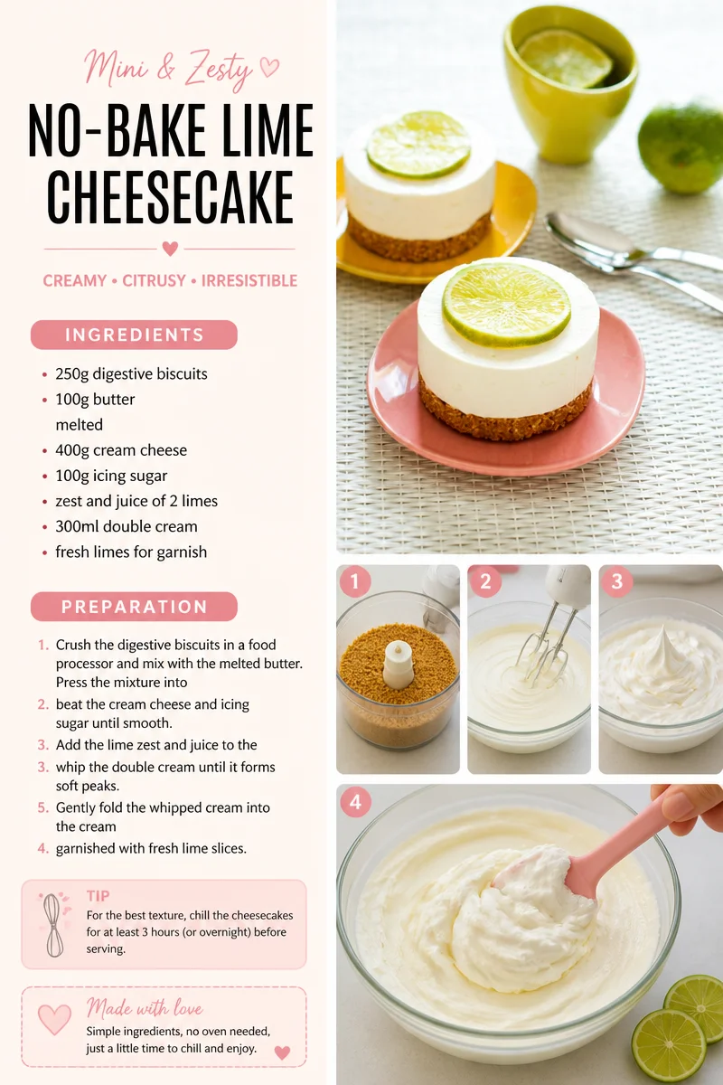 No-bake lime cheesecake topped with lime zest in a graham cracker crust