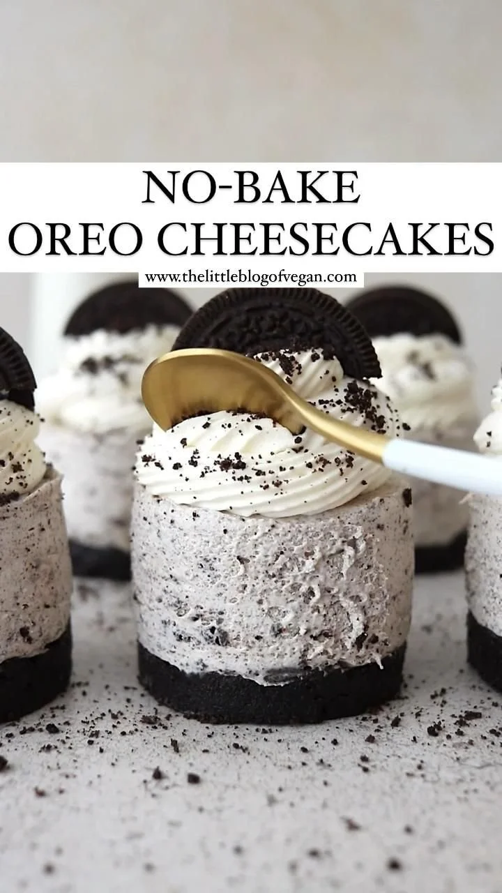 No-Bake Oreo Cheesecakes