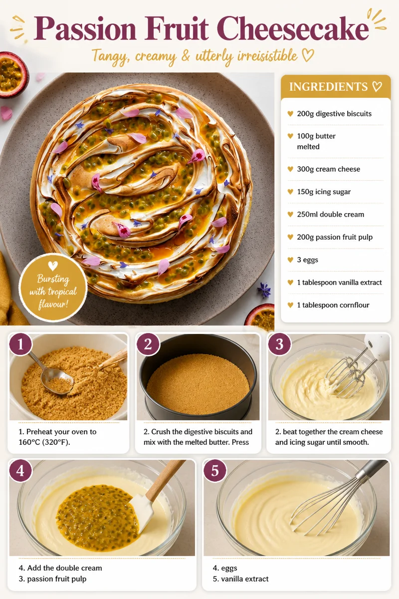 Passion Fruit Cheesecake