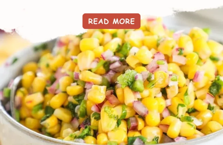 Bowl of vibrant Chipotle corn salsa with fresh ingredients