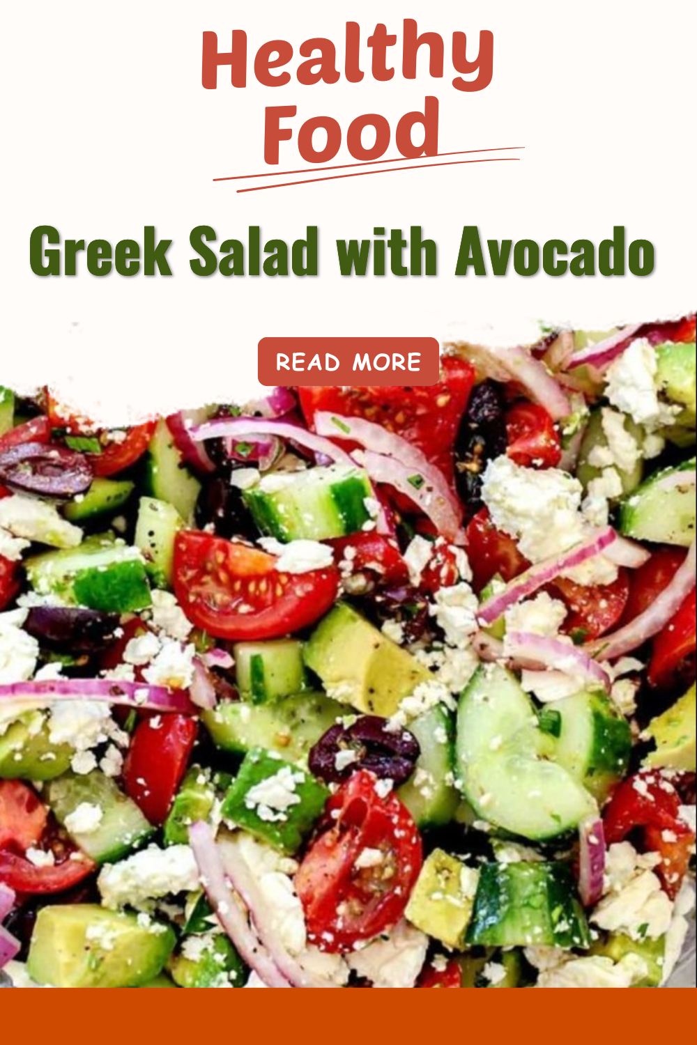 Greek Salad with Avocado Greek Salad with Avocado