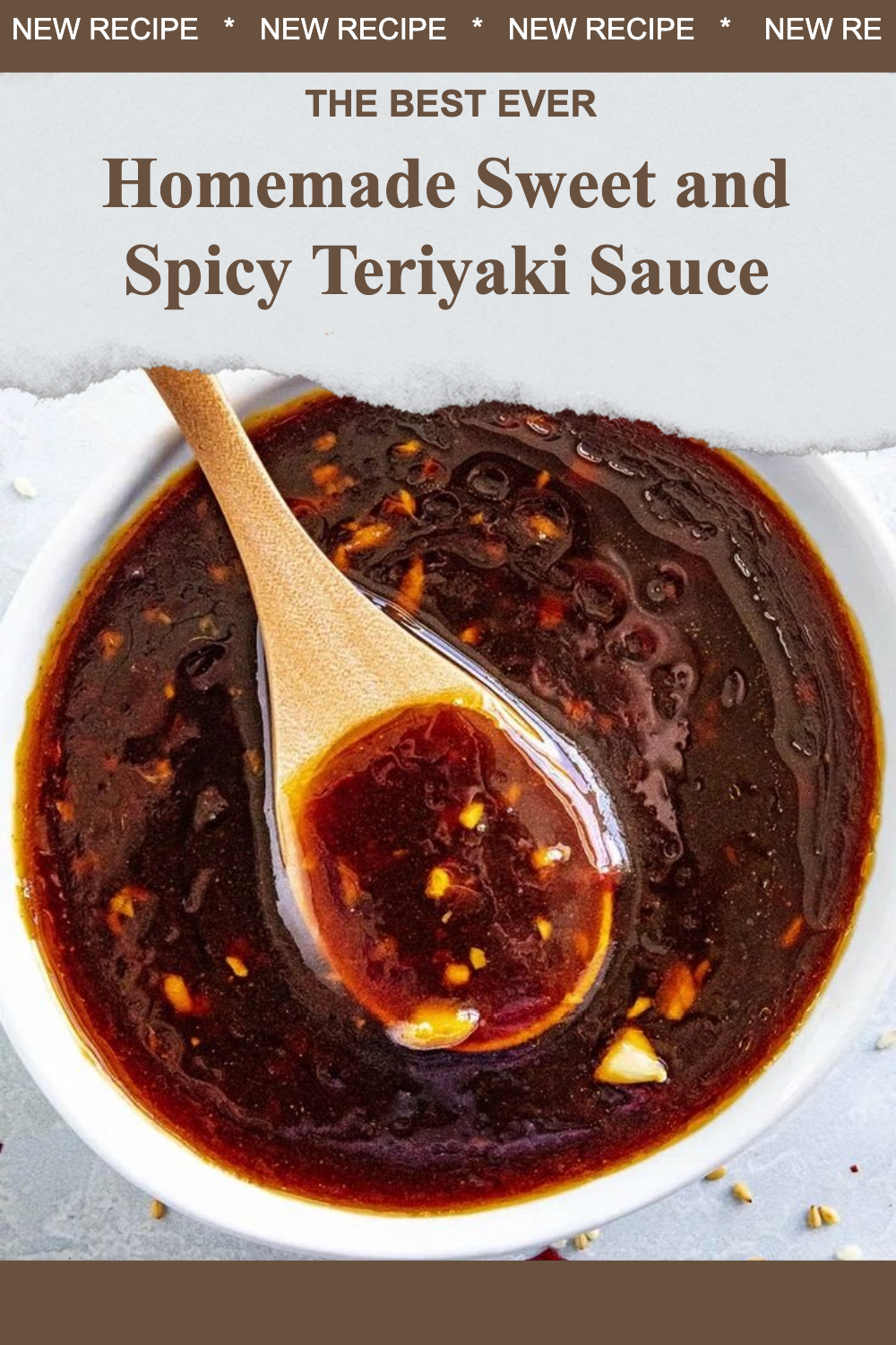 Homemade Sweet and Spicy Teriyaki Sauce Homemade Sweet and Spicy Teriyaki Sauce