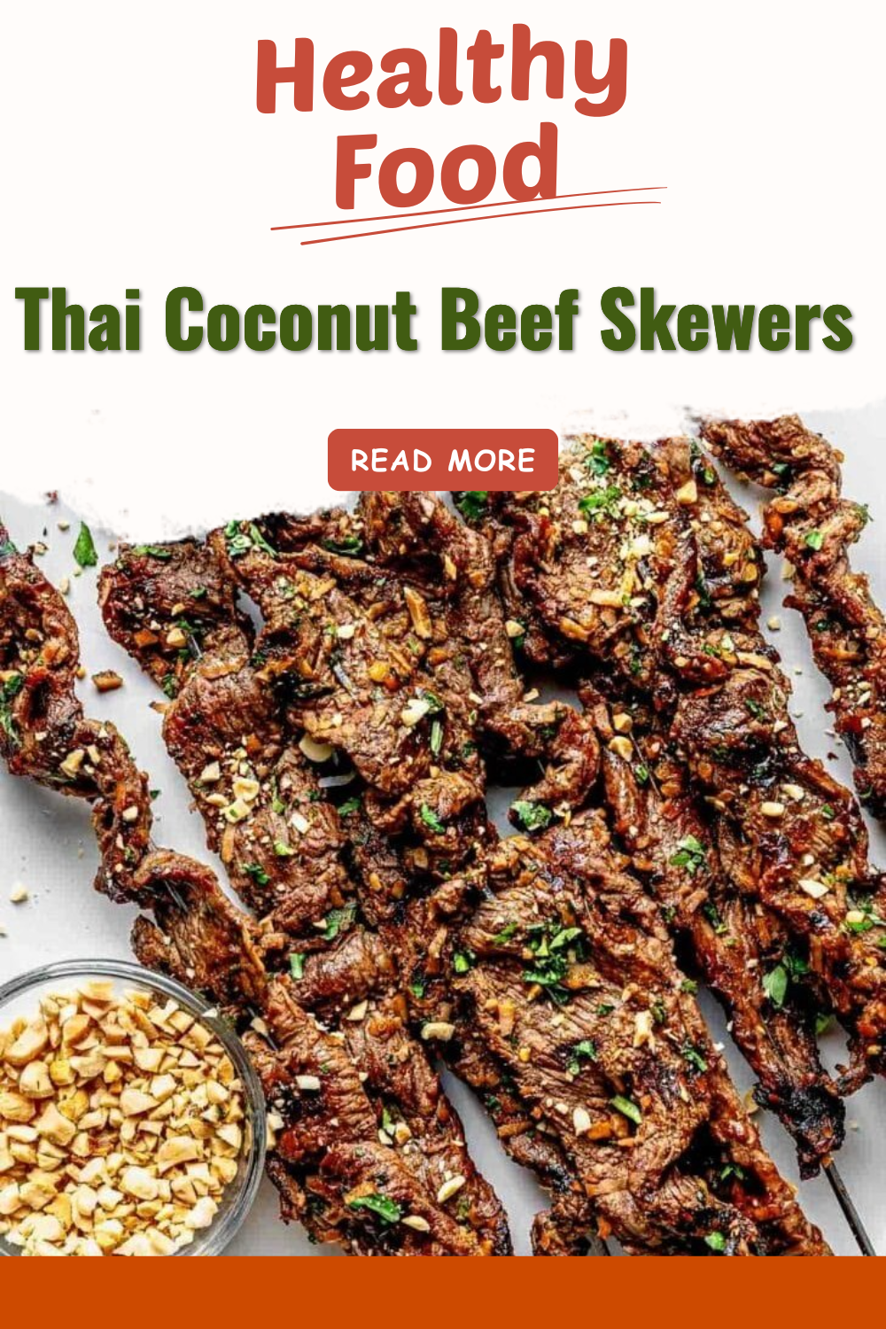 Thai Coconut Beef Skewers