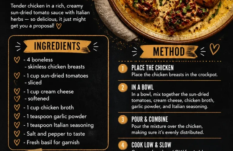 Crockpot Marry Me Chicken served with creamy sauce and fresh herbs
