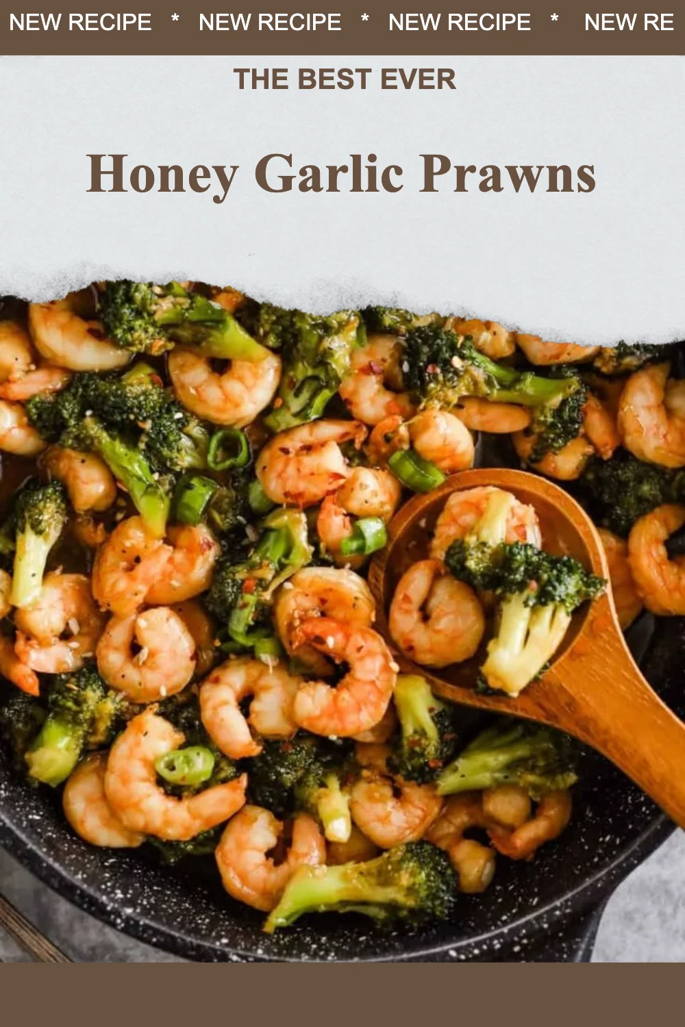 Plate of honey garlic prawns garnished with herbs, showcasing a delicious seafood dish.