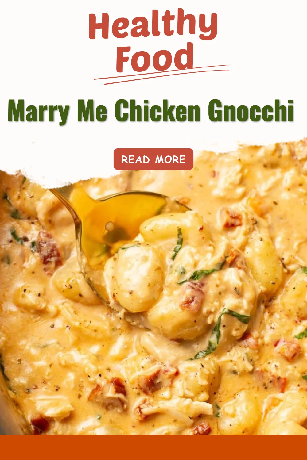 Creamy Marry Me Chicken Gnocchi recipe served in a bowl