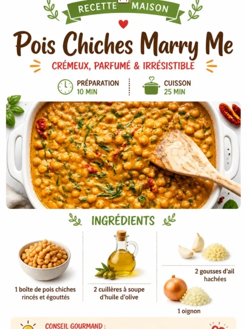 Plat savoureux de pois chiches préparés de manière créative et appétissante.
