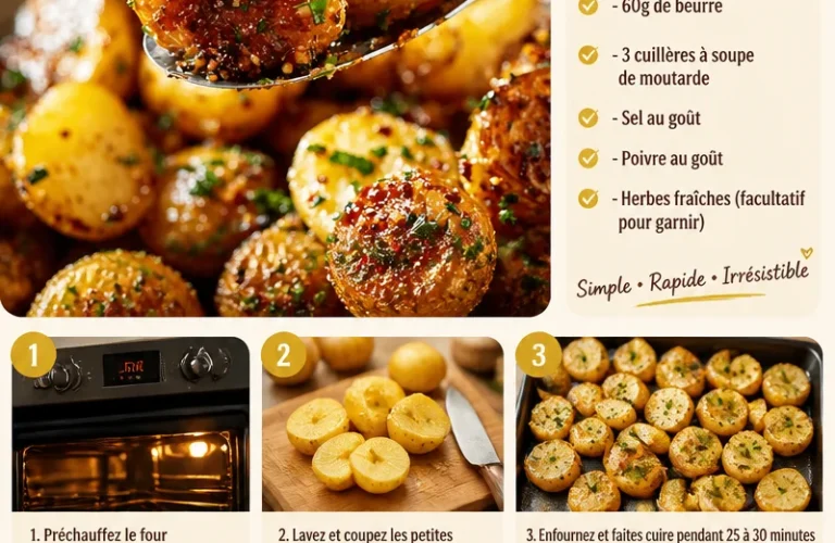 Poppers de pommes de terre à la moutarde croustillants et savoureux
