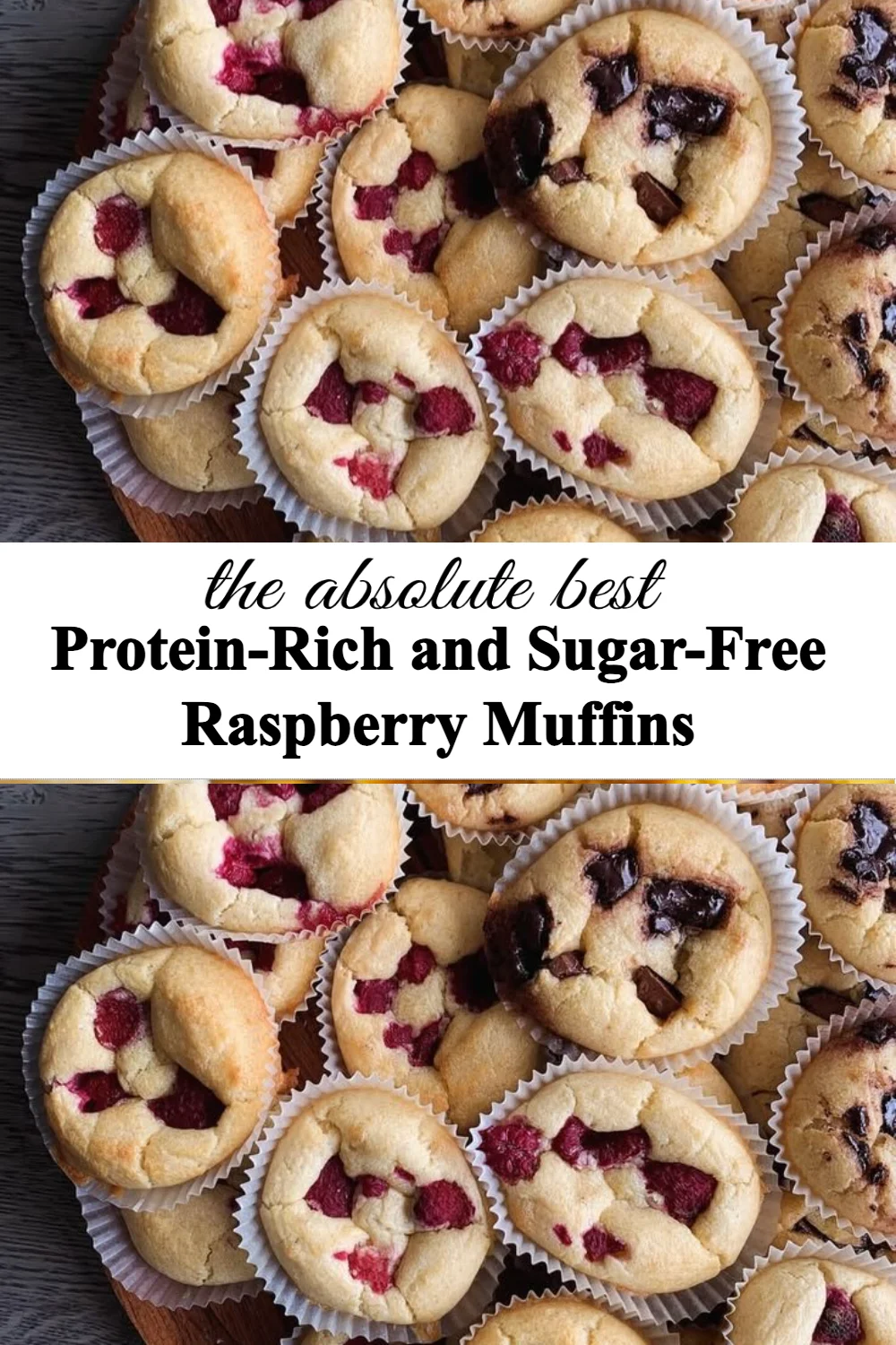Protein-Rich and Sugar-Free Raspberry Muffins
