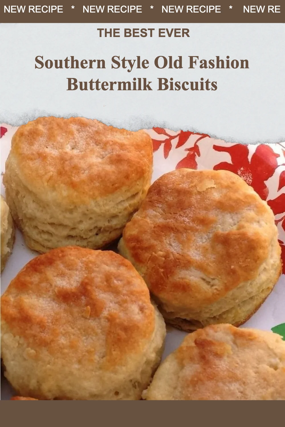 Delicious Southern Style Old Fashion Buttermilk Biscuits ready to serve