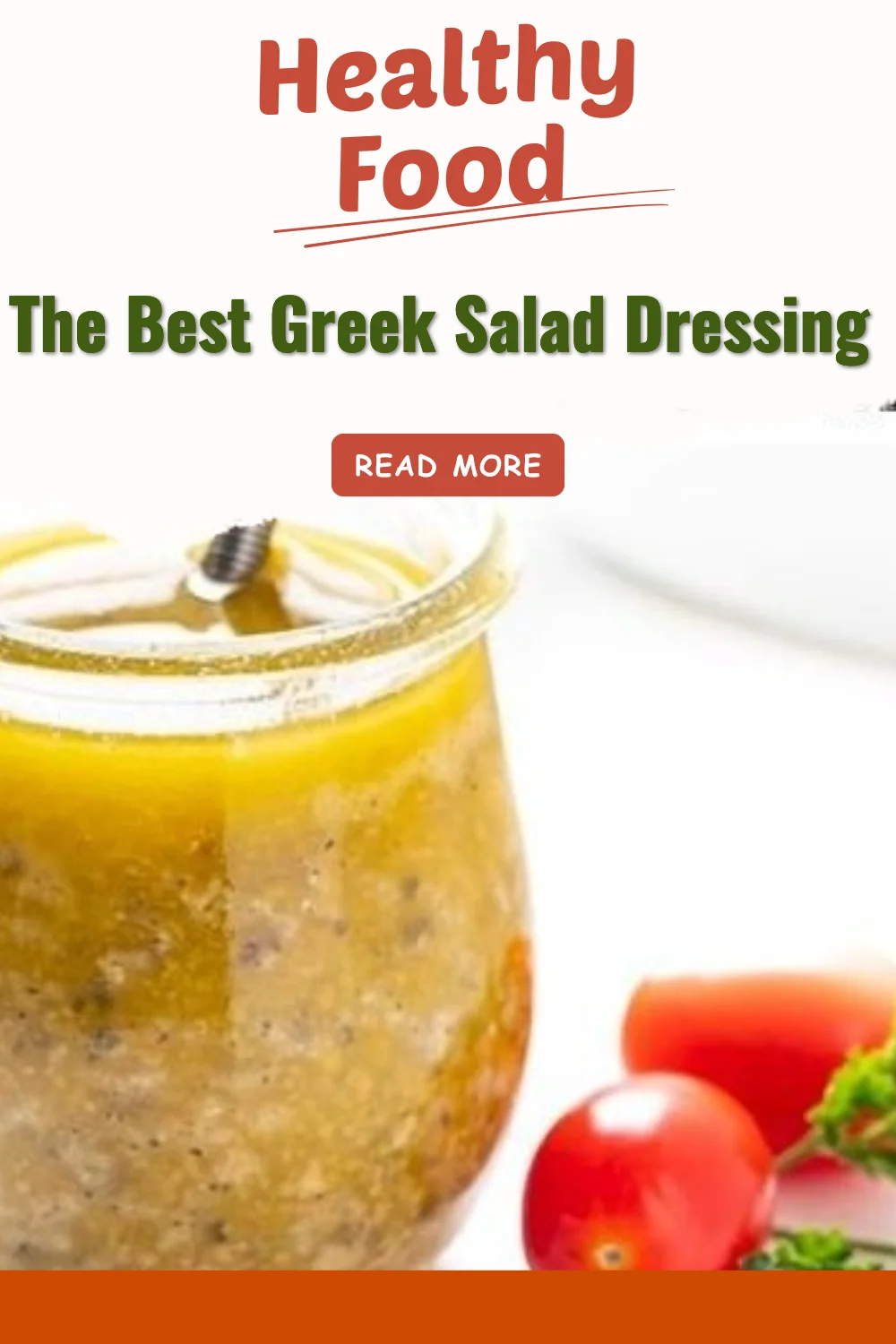 A bowl of fresh Greek salad dressing with olive oil, garlic, and herbs