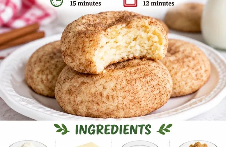 Freshly baked cinnamon cream cheese cookies on a white plate