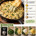 Quick & Easy Vegan Spinach Mushroom Pasta