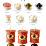 Spooktacular Halloween Mini Pizzas