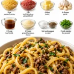 Cheesy Ground Beef and Rice Casserole