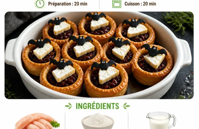 Elegant Halloween finger foods for adults featuring gourmet appetizers.