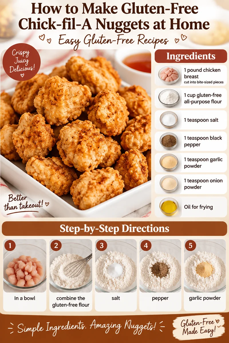 Homemade gluten-free nuggets inspired by Chick-fil-A recipe