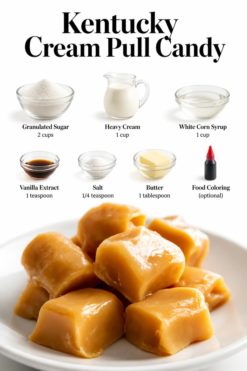 Kentucky Cream Pull Candy crafted for a sweet, creamy experience
