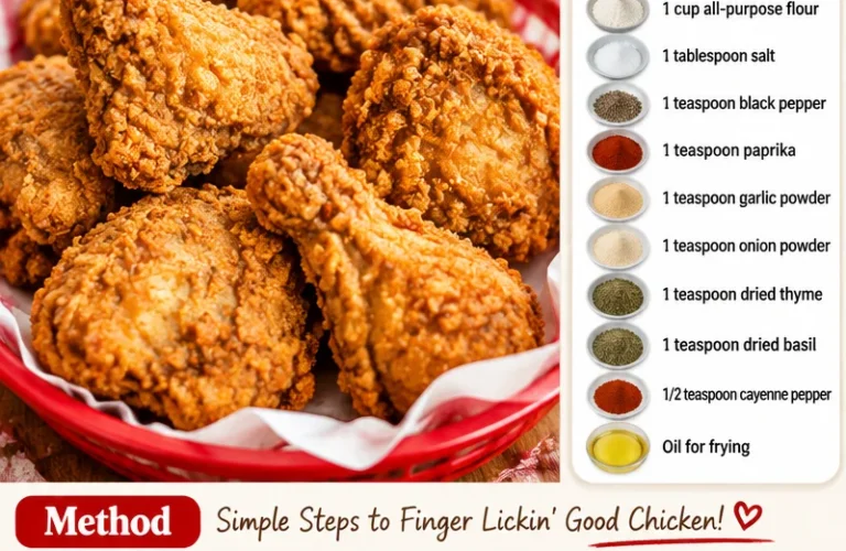 Delicious homemade KFC Original Recipe Chicken Copycat on a platter