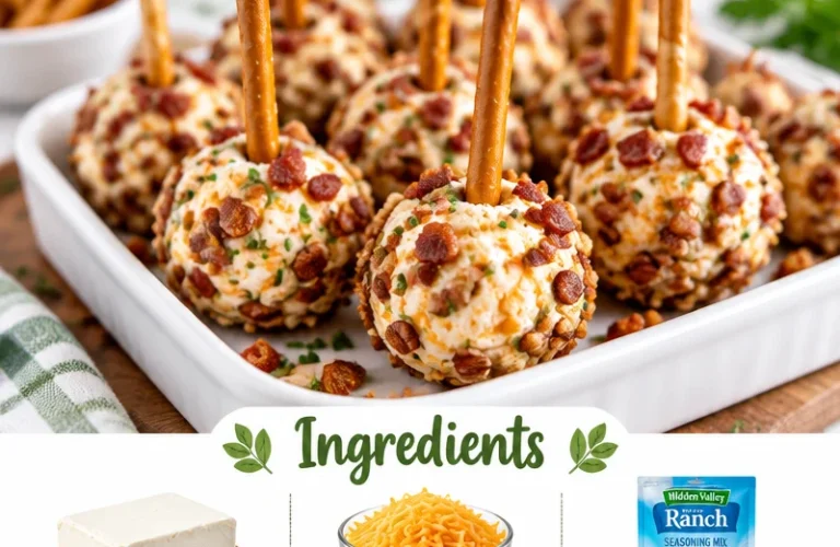 Assorted mini cheese balls served on a platter with garnishes.