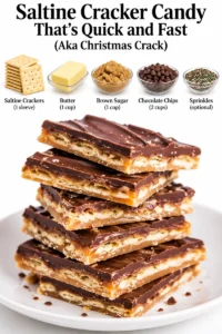 Delicious homemade Saltine Cracker Candy also known as Christmas Crack