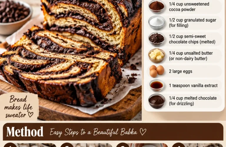Gluten-free chocolate babka loaf fresh out of the oven.