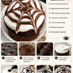 Gluten Free Vegan Chocolate Spiderweb Cupcakes