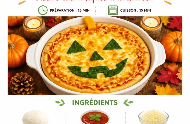 Halloween-themed pizzas with spooky toppings for a festive treat