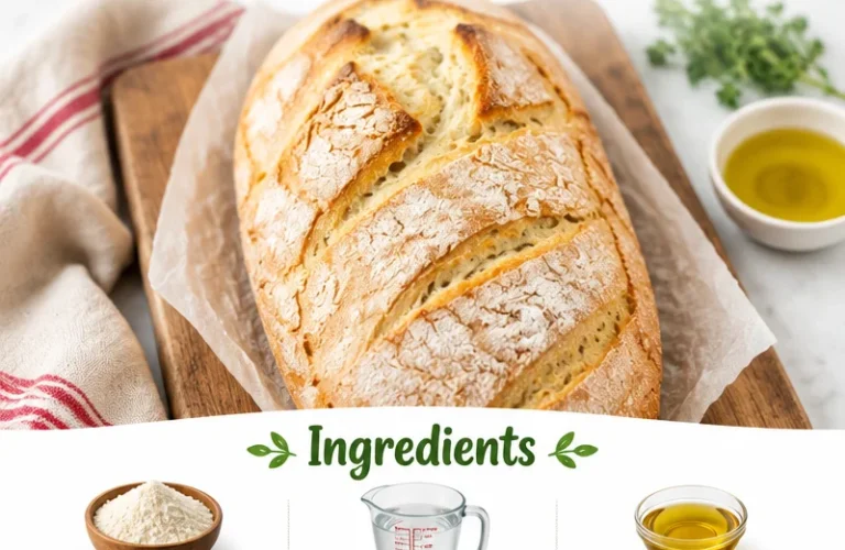 Delicious homemade gluten-free bread loaf on a wooden cutting board