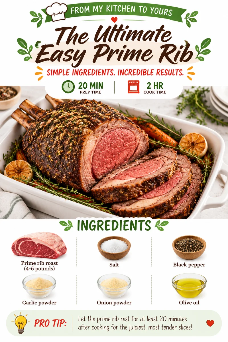 Deliciously cooked prime rib served with herbs and spices