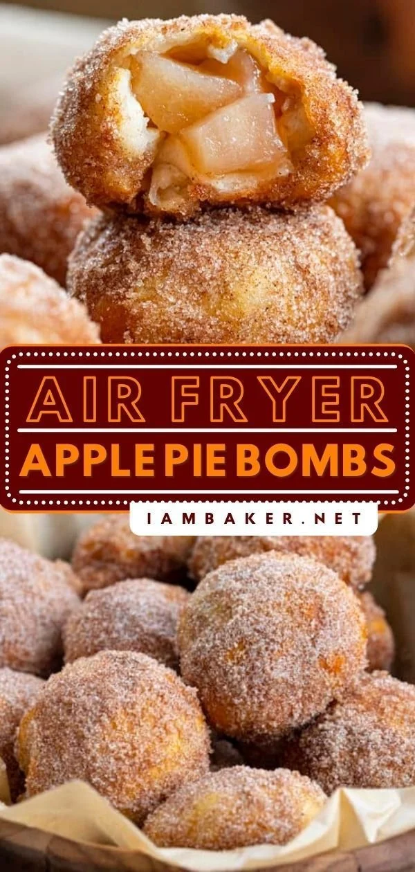 Air Fryer Apple Pie Bombs
