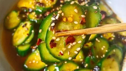 Easy Asian Cucumber Salad